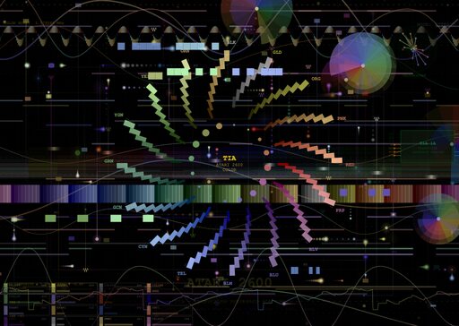 Atari 2600 Color Palette Engineering-TIA Chip Video Graphics Animation and Color Science Circuitry Showcase