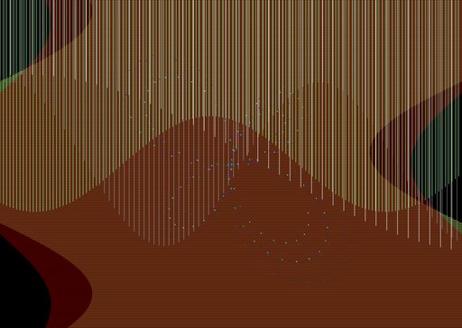 Atari 2600 Color Science Generative Visualizer-TIA Graphics Animation