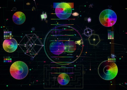 CHROMATIC NEXUS-Color Science-Cybernetics-Polytopes-Atari 2600