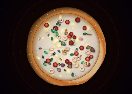 Cosmic Pizza Vision-Hyper-Realistic Aerial Pizza Animation