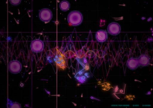 Cybernetic Vector Reaction-Diffusion Arcade Biosphere