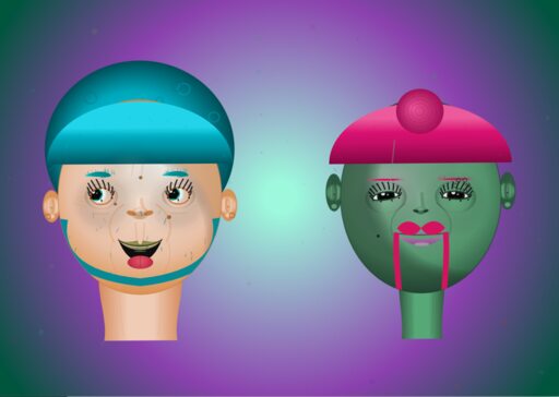 FACES MULTI-Infinite Procedural Portrait Gallery