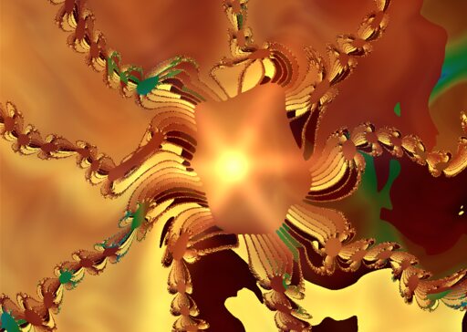 Fractal Topology Plasma Storm