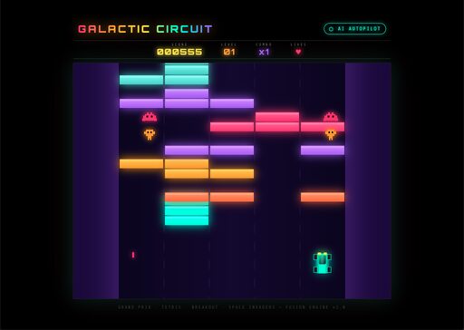 GALACTIC CIRCUIT-AI Fusion Arcade