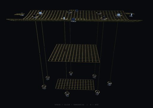 Hanging Modular Rack Structure