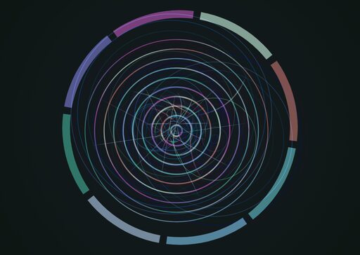 Harmonic Color Vortex Array