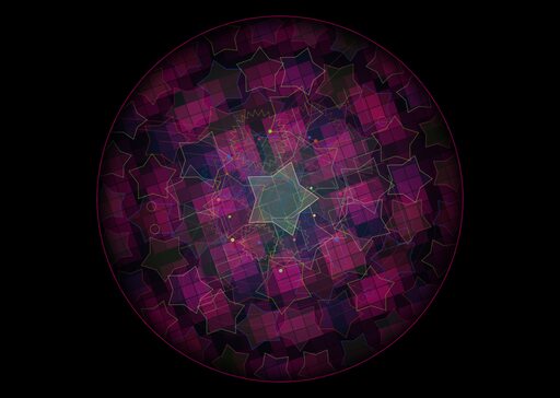 Hyperbolic Maze Dream Engine