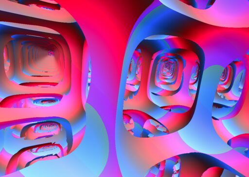 Multidimensional Chaos Cathedral-WebGL Fractal Raymarch Experience