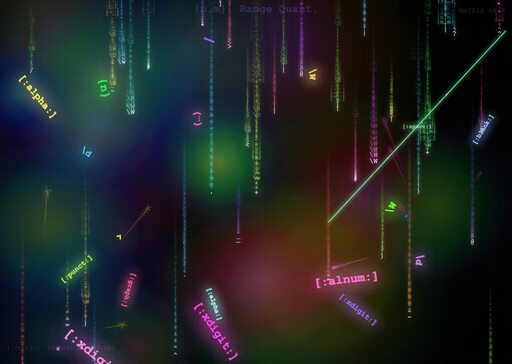 POSIX Extended Regular Expressions and Character Classes-Animated Visual Cosmos