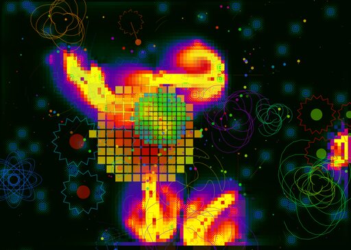 Quantum Ornament Fluid Simulation