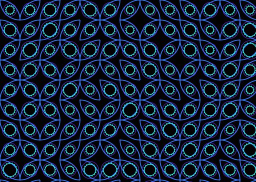 Truchet Tile Gear Cosmos-3