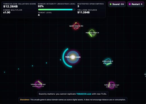 Domain Defender game screenshot